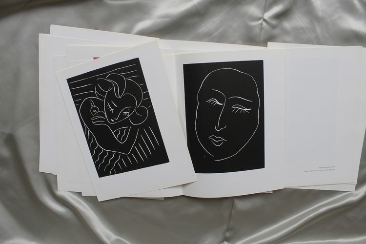 Henri Matisse Pasiphae exhibition catalog 22 linocut prints from 1987