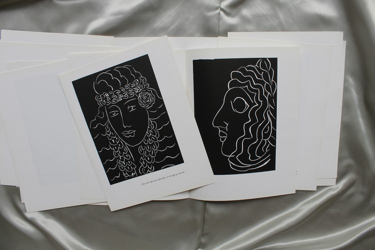 Henri Matisse Pasiphae exhibition catalog 22 linocut prints from 1987