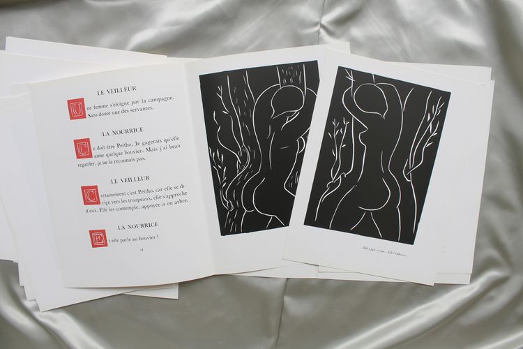Henri Matisse Pasiphae exhibition catalog 22 linocut prints from 1987