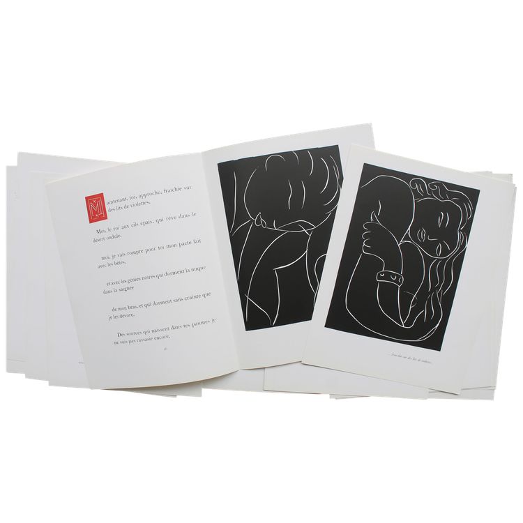Henri Matisse Pasiphae exhibition catalog 22 linocut prints from 1987