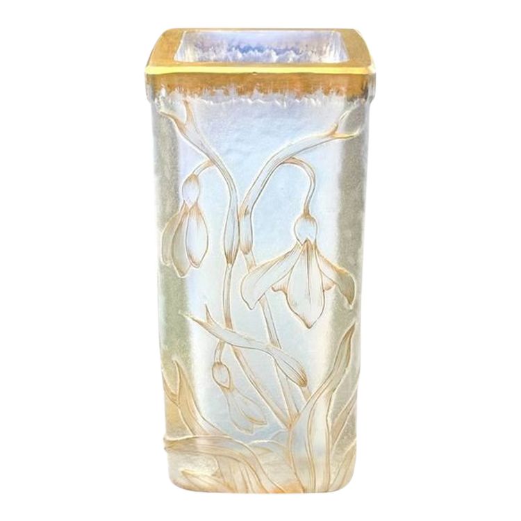 Vaso Daum Art Nouveau "Bucaneve".