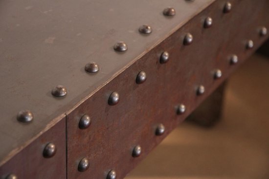 Large Vintage Industrial Console, 20th Century.