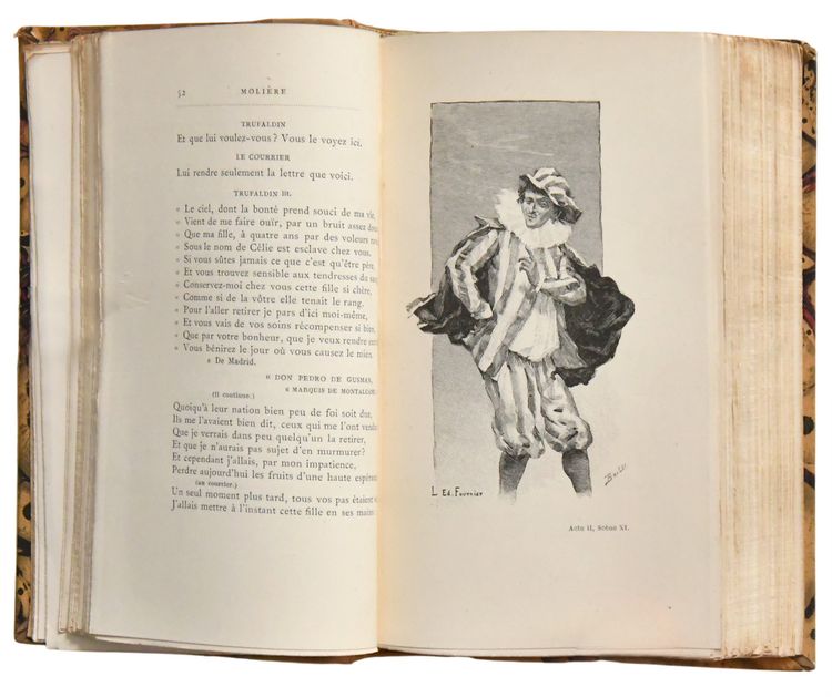 Livres "Œuvres complètes" de Molière, Édition Paris Dentu 1893, 12 vols 