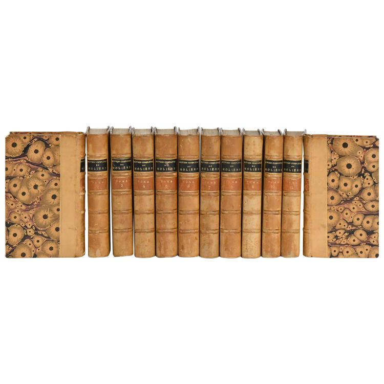 Livres "Œuvres complètes" de Molière, Édition Paris Dentu 1893, 12 vols 