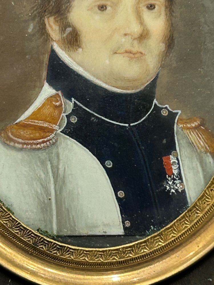 Miniature Portrait of Gilbert Favier (1769-1819) Late 18th or Early 19th Century