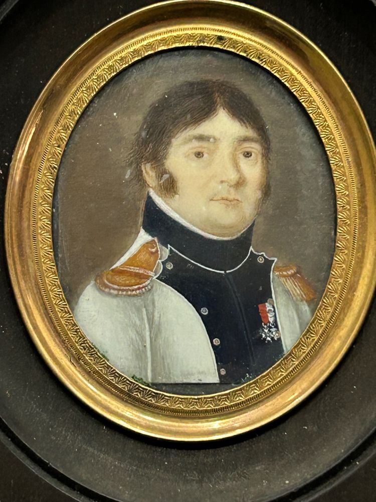 Miniature Portrait of Gilbert Favier (1769-1819) Late 18th or Early 19th Century