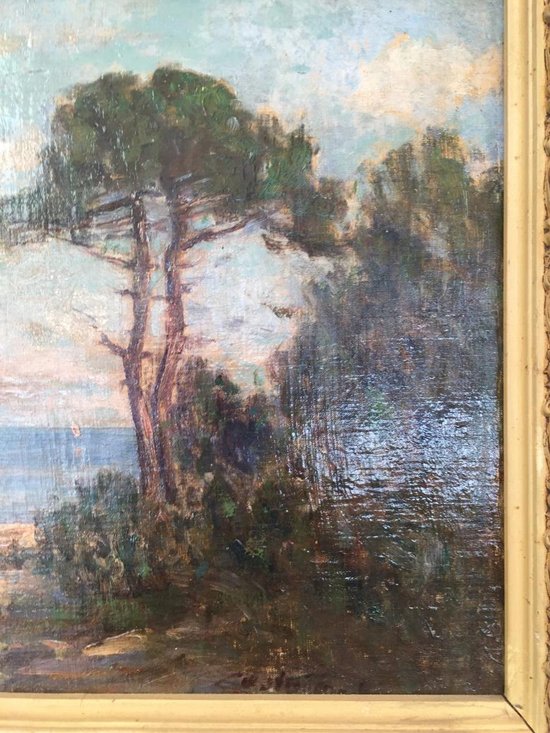 Huile Sur Toile, Saint Palais Sur Mer, 1933