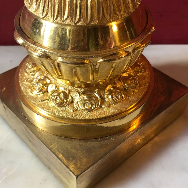 Candelabro con ballerine antiche, periodo Impero