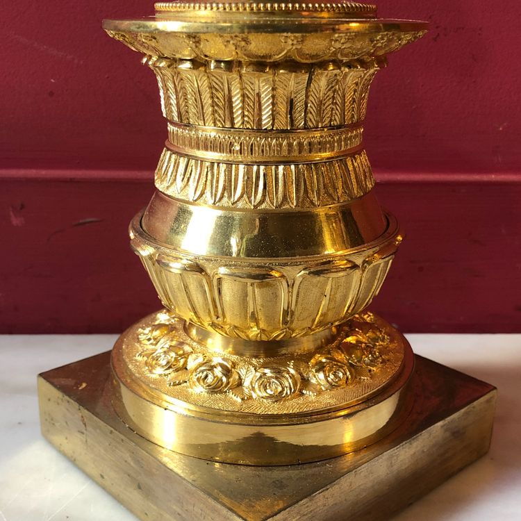 Candelabro con ballerine antiche, periodo Impero