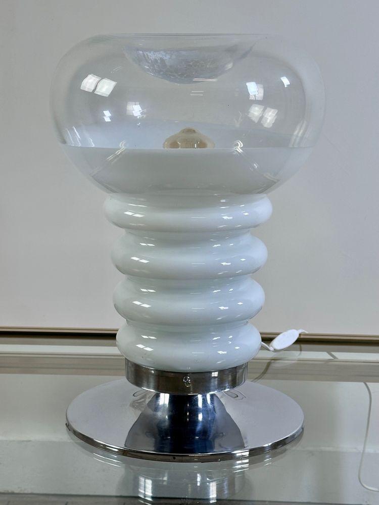 Lampada italiana di Carlo Nason per MAZZEGA in vetro soffiato di Murano, anni '70