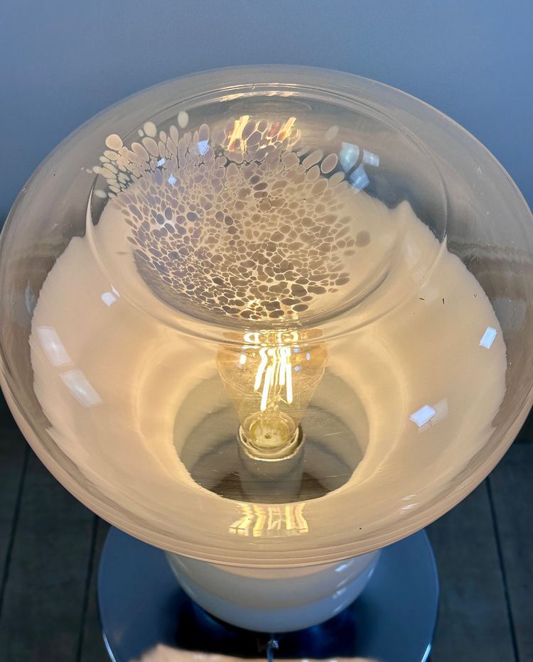 Lampada italiana di Carlo Nason per MAZZEGA in vetro soffiato di Murano, anni '70