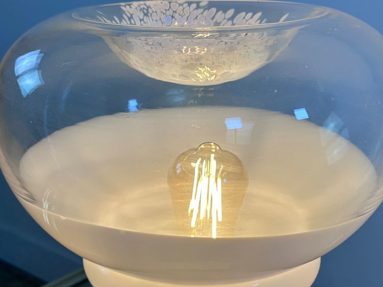 Lampada italiana di Carlo Nason per MAZZEGA in vetro soffiato di Murano, anni '70