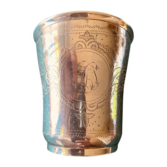 Engraved/guilloche tumbler.