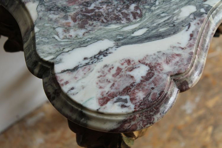 Consolle italiana in legno intagliato e dipinto, Italia XVIII secolo