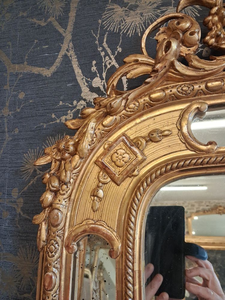 19th century mirror 160 x 92