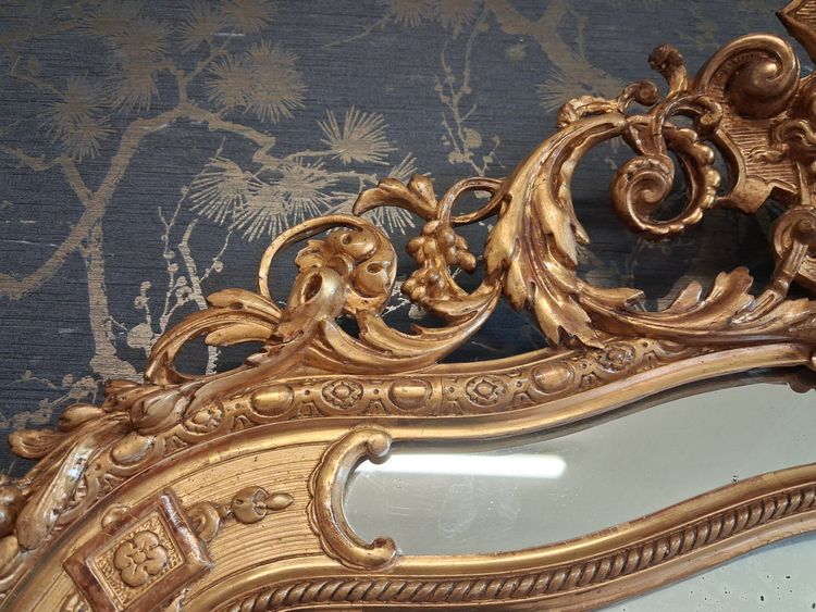 19th century mirror 160 x 92