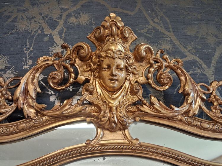 19th century mirror 160 x 92