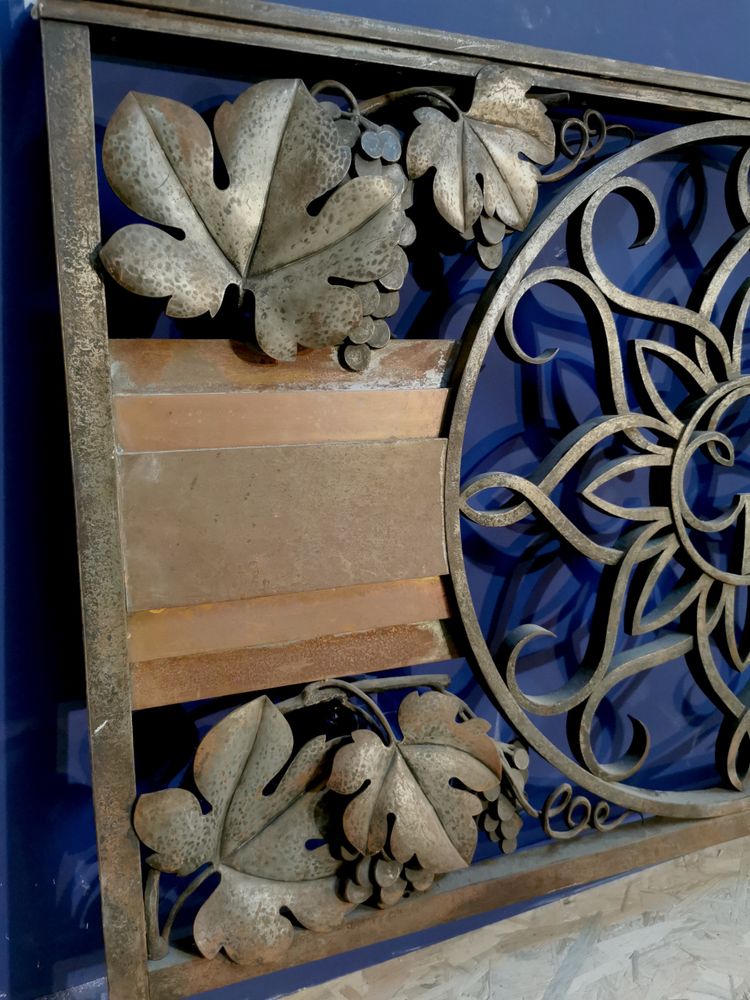 Bernardin Wrought Iron and Copper Choir Grille, Clermont Ferrand