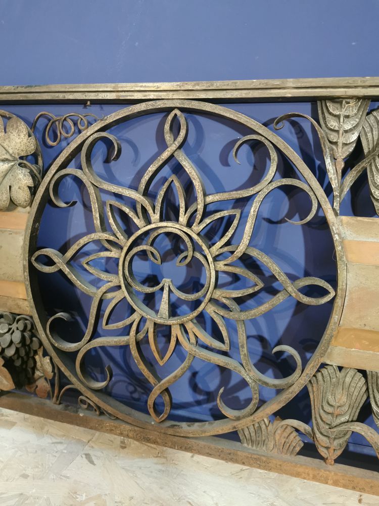 Bernardin Wrought Iron and Copper Choir Grille, Clermont Ferrand