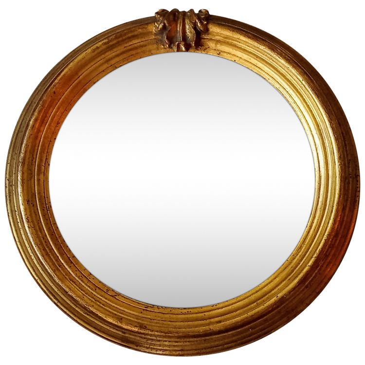 Ancien miroir oeil de sorcière 