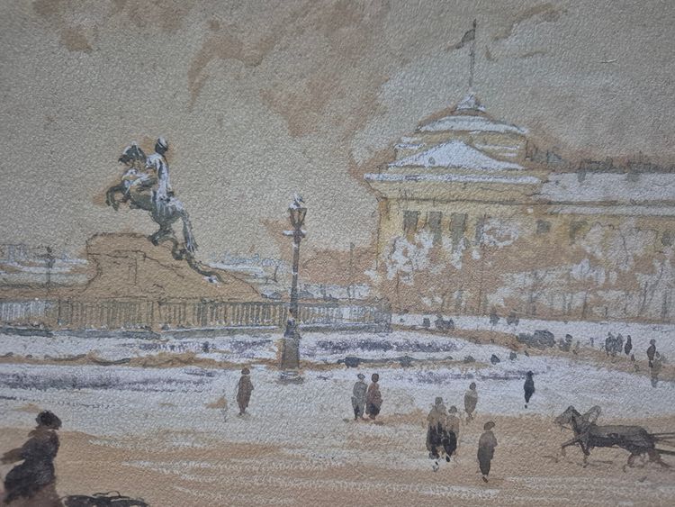 Auguste Allegro, Liegend auf dem Sankt Petersburger Platz