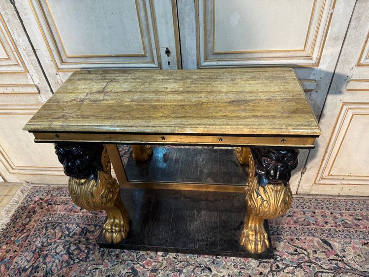 Consolle italiana del XIX secolo 