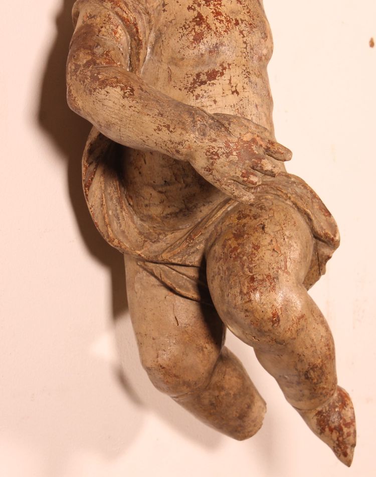 Cherubino in legno intagliato - XVIII secolo