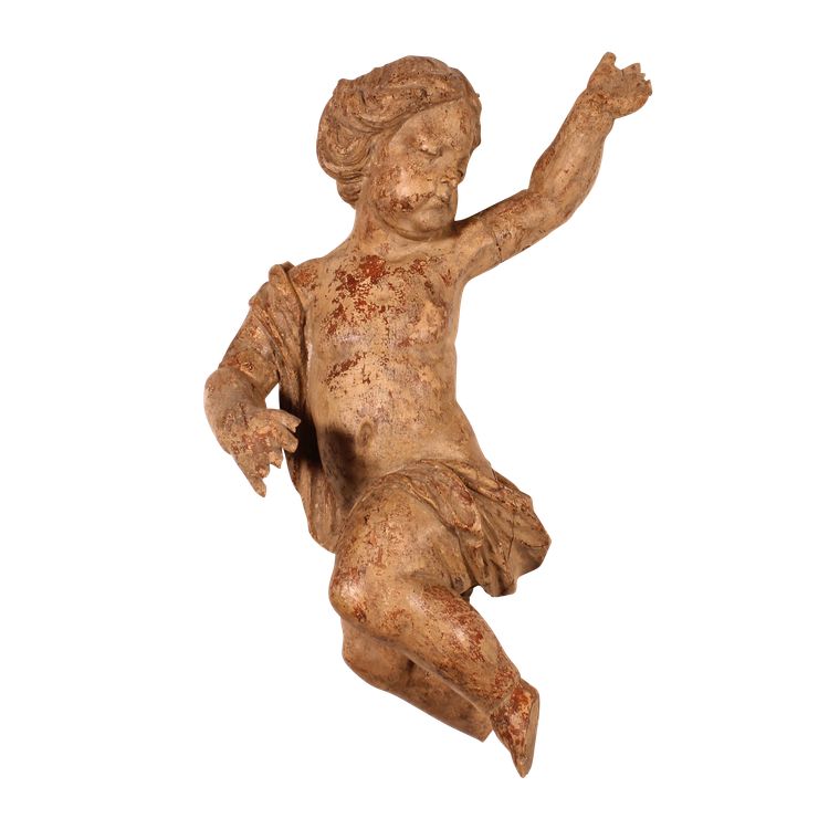 Cherubino in legno intagliato - XVIII secolo