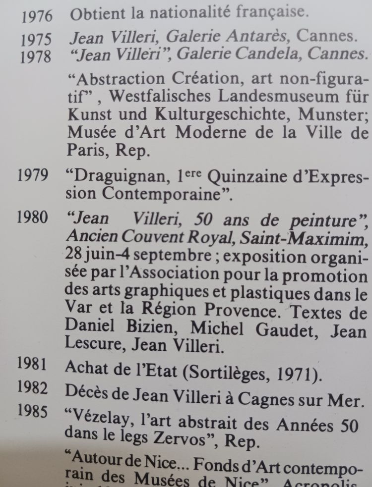 Jean VILLERI 1895/1982