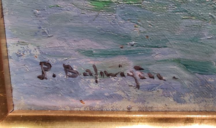 Paul Justin Marcel Balmigère, Olio su tela, Formazioni rocciose delle Calanche, Corsica