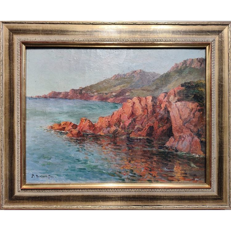 Paul Justin Marcel Balmigère, Olio su tela, Formazioni rocciose delle Calanche, Corsica