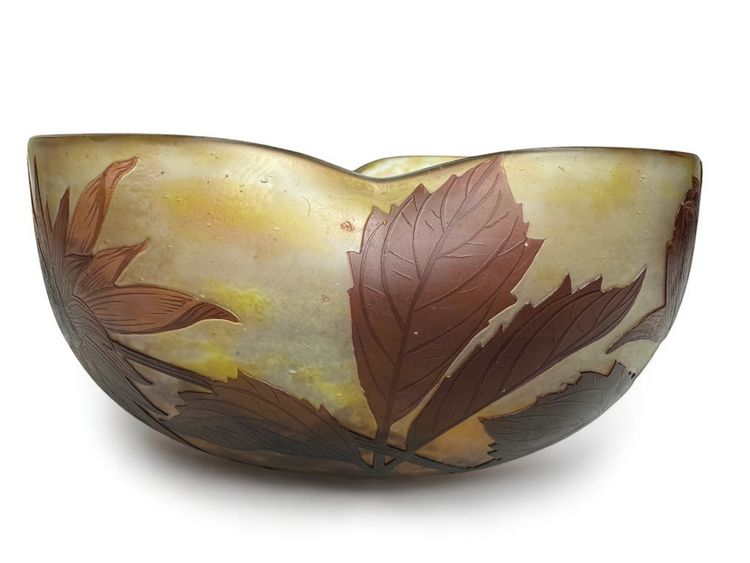 Tazza Daum Nancy con decorazione Dalia