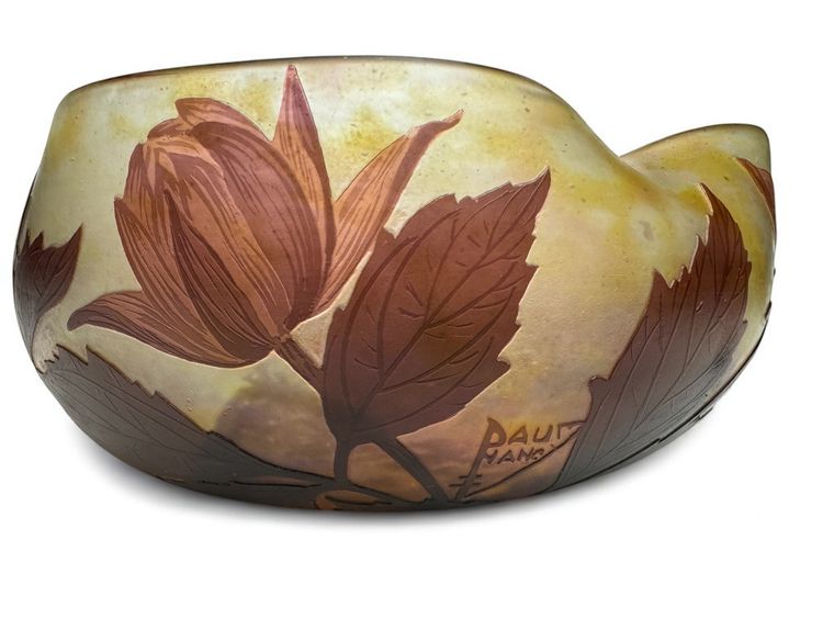 Tazza Daum Nancy con decorazione Dalia