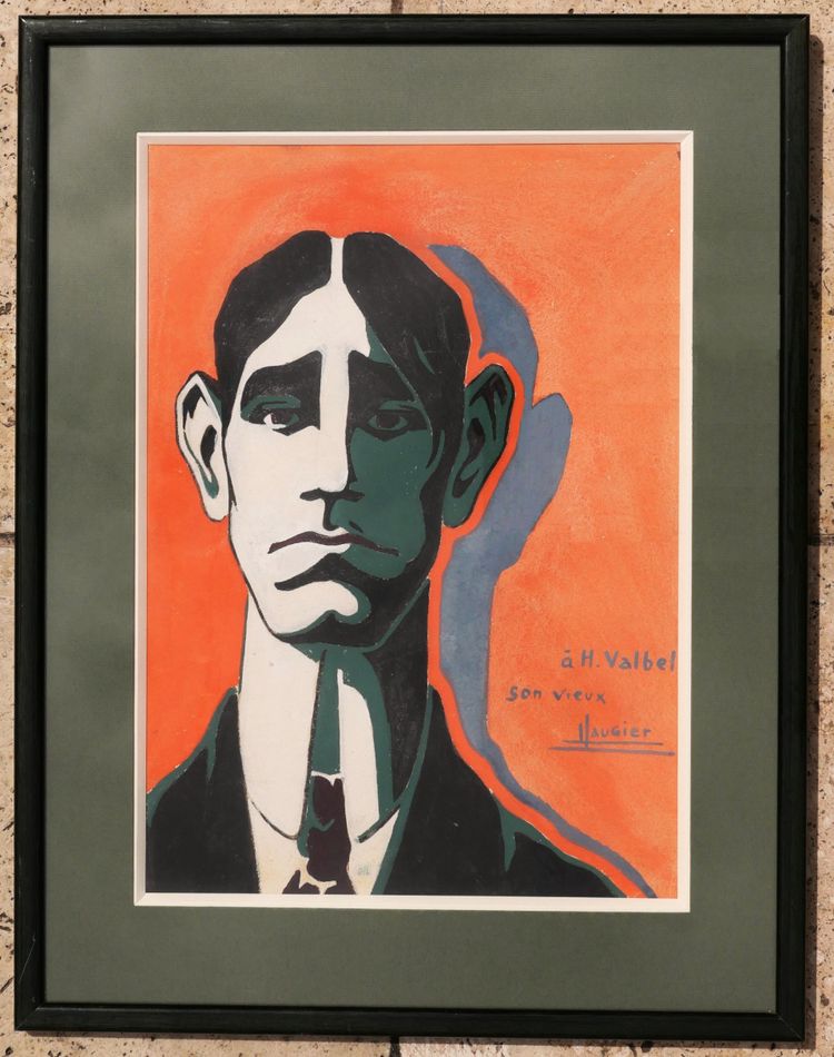 Léon Laugier, Portrait Of The Actor Henry Valbel