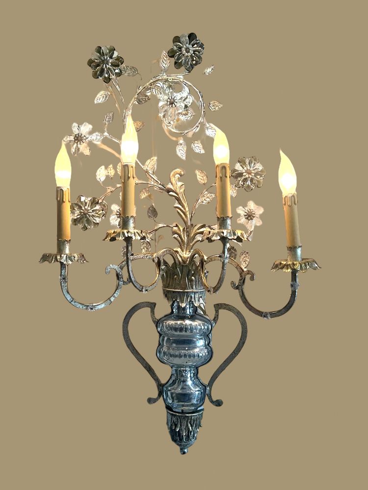 LARGE WALL LIGHT BY "BANCI FIRENZE ITALY DESIGN REGENGE" FROM THE 60S