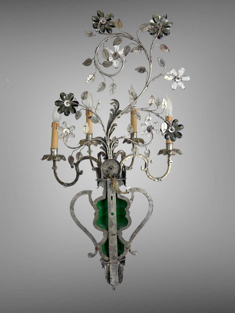 LARGE WALL LIGHT BY "BANCI FIRENZE ITALY DESIGN REGENGE" FROM THE 60S