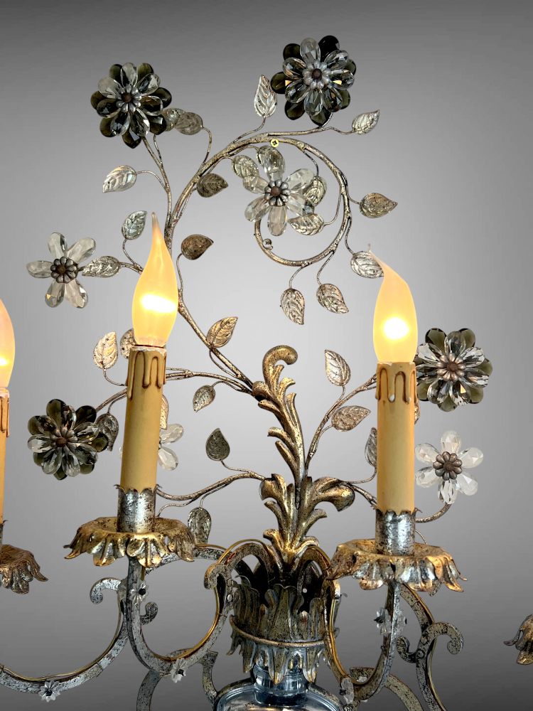 LARGE WALL LIGHT BY "BANCI FIRENZE ITALY DESIGN REGENGE" FROM THE 60S