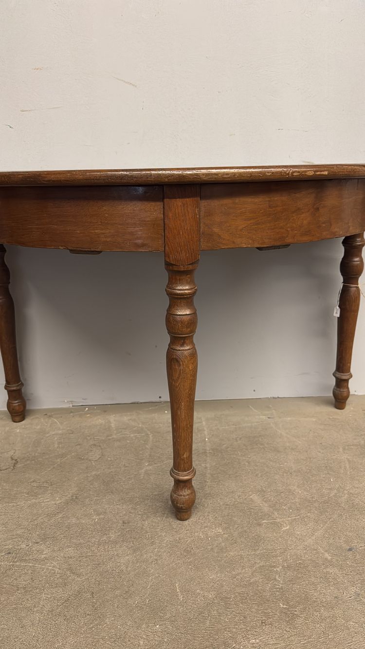 Console ancienne Louis Philippe en châtaignier, milieu du XIXe siècle, 71x106x52 cm, Ombrie