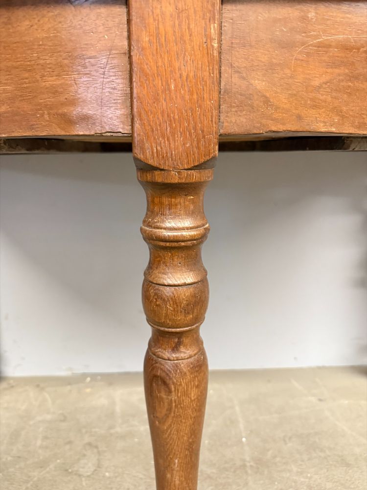 Console ancienne Louis Philippe en châtaignier, milieu du XIXe siècle, 71x106x52 cm, Ombrie