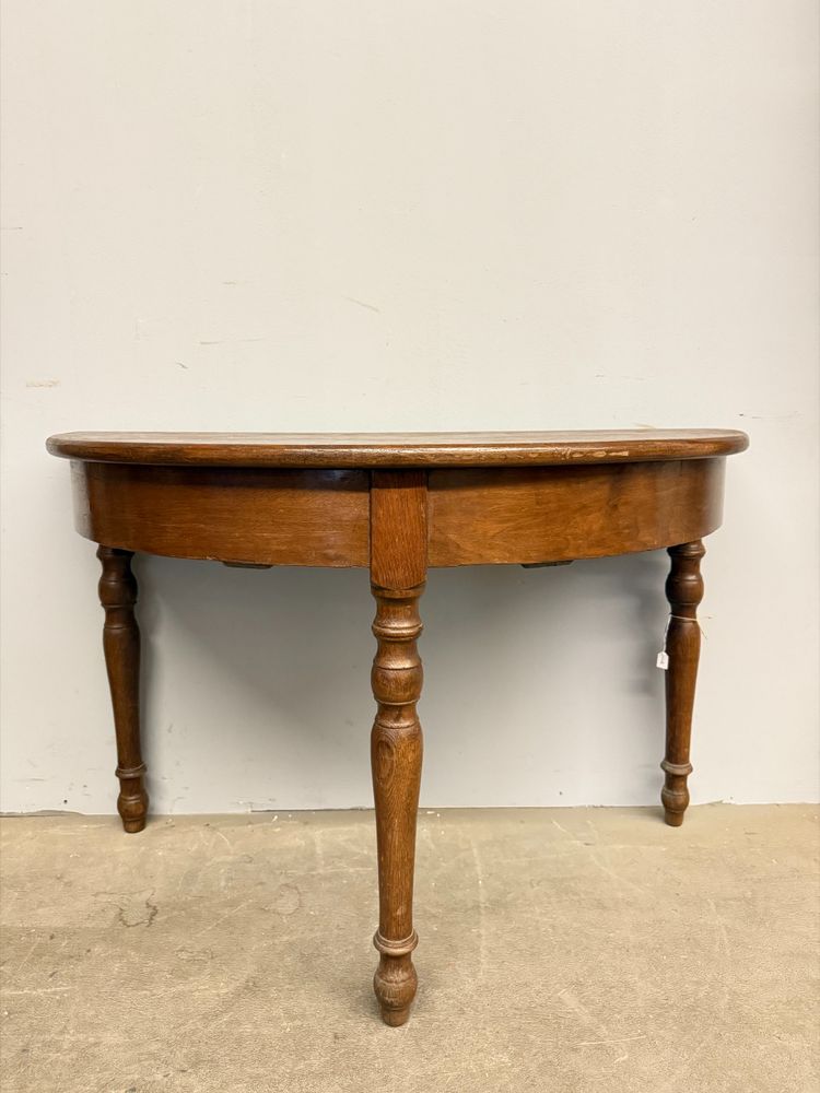 Console ancienne Louis Philippe en châtaignier, milieu du XIXe siècle, 71x106x52 cm, Ombrie