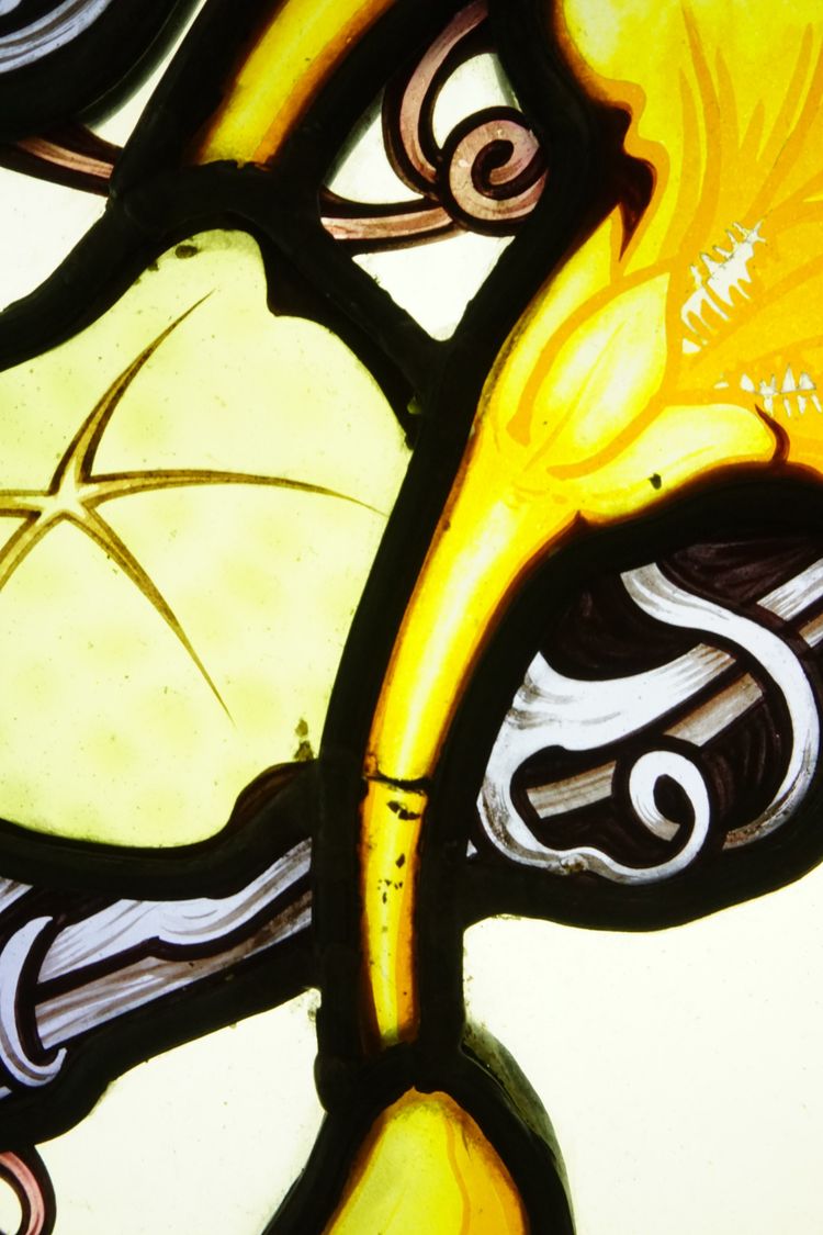 Stained glass - stained glass windows - Capucines impost