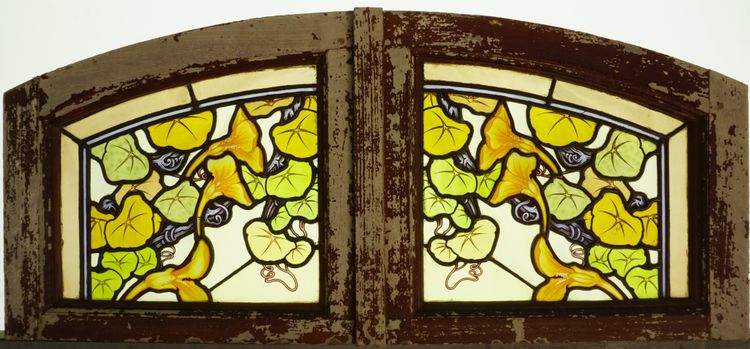 Stained glass - stained glass windows - Capucines impost