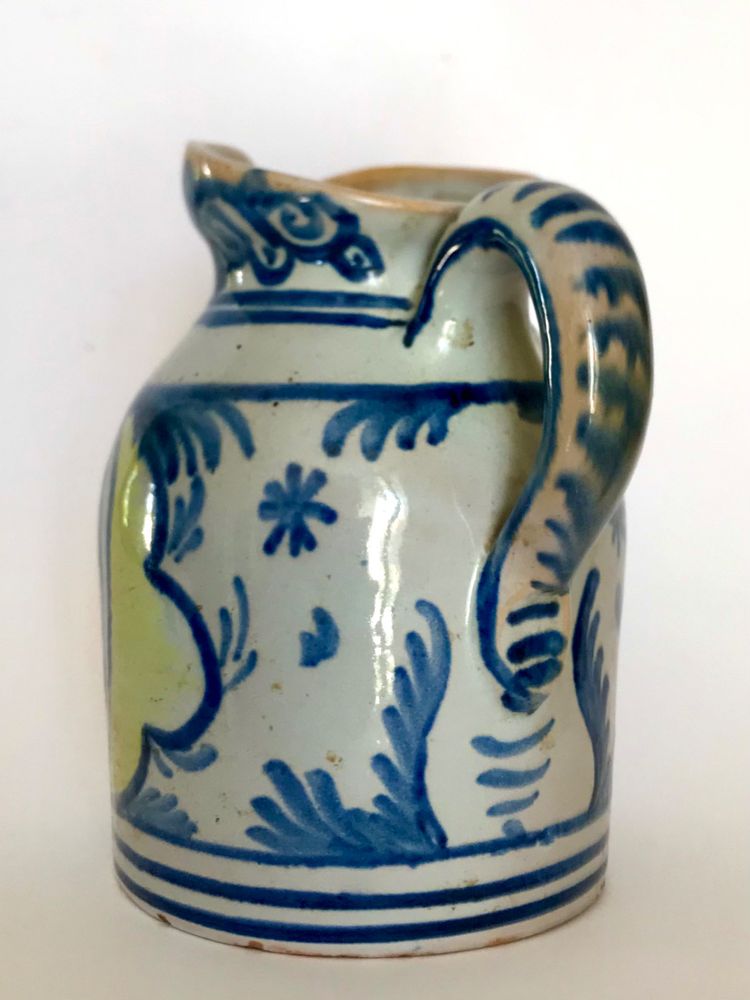 Pitcher / Cider jug in NEVERS earthenware, 18th century