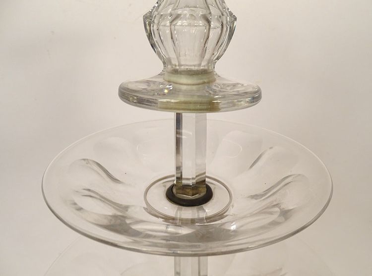 Baccarat Saint-Louis Cut Crystal Centerpiece Serving Set, Late 19th Century