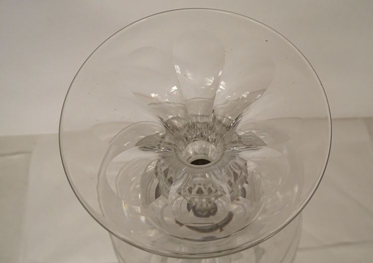 Baccarat Saint-Louis Cut Crystal Centerpiece Serving Set, Late 19th Century