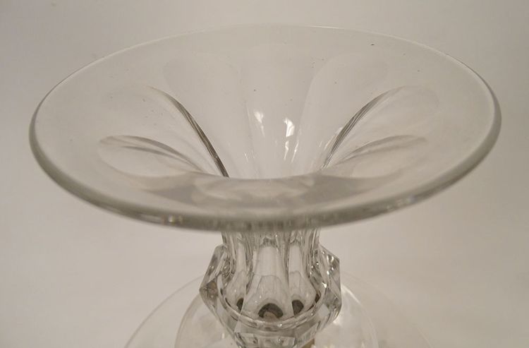 Baccarat Saint-Louis Cut Crystal Centerpiece Serving Set, Late 19th Century