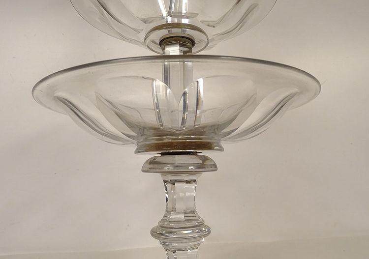 Baccarat Saint-Louis Cut Crystal Centerpiece Serving Set, Late 19th Century
