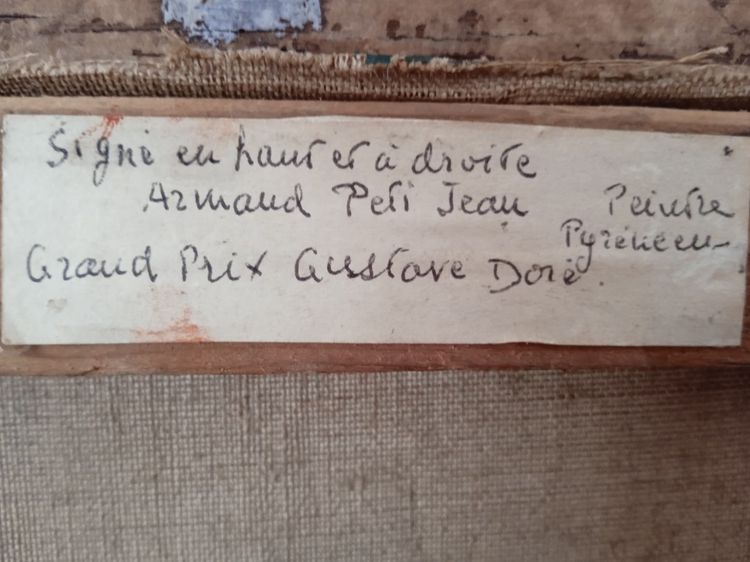 Armand PETITJEAN ? (geboren 1909?) Pyrenäen-Landschaft.