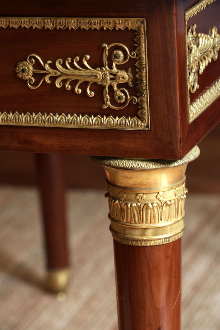 Empire period stepped desk
