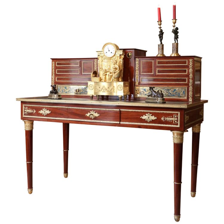 Empire period stepped desk